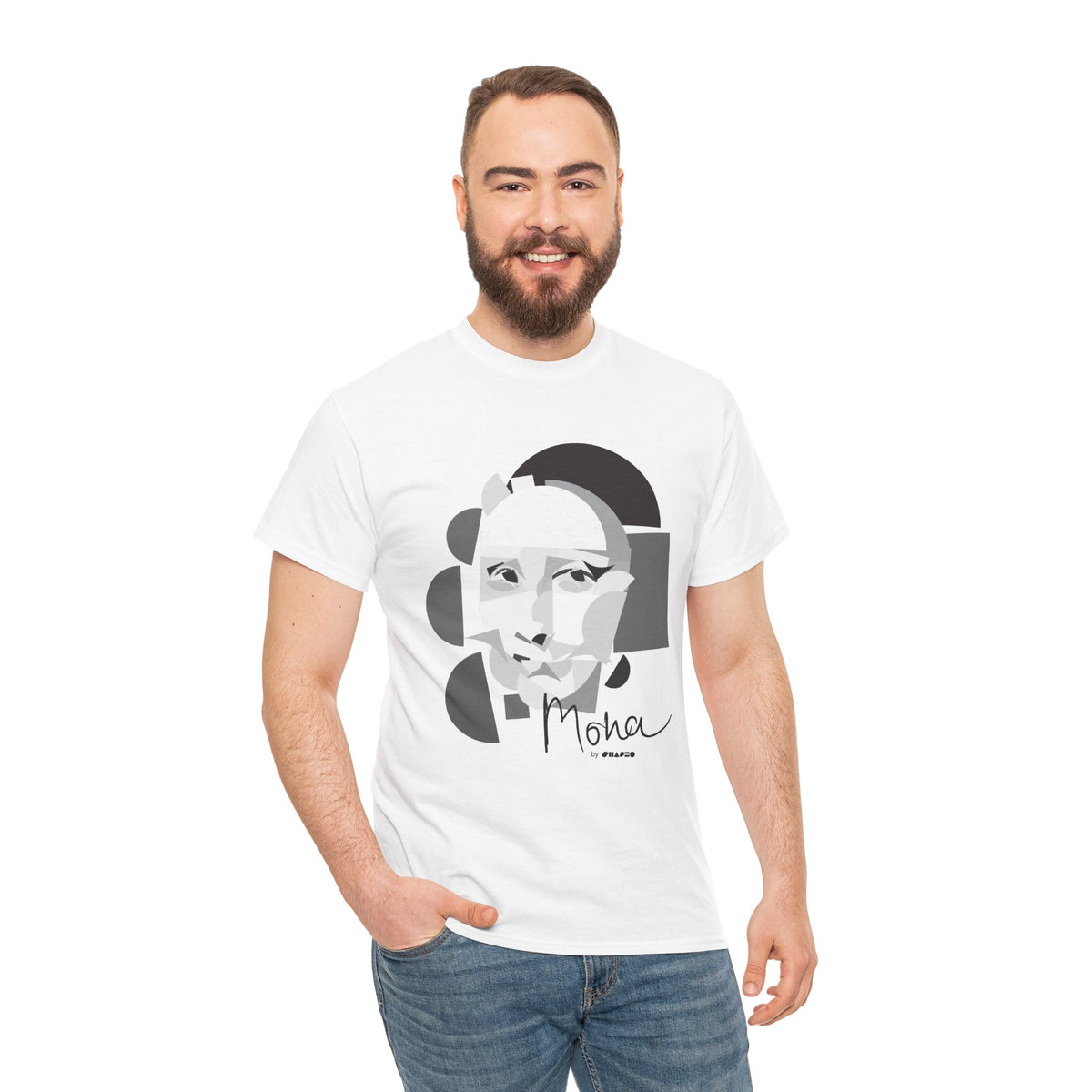 Mona Lisa by Shapeo Cotton Tee | Rock