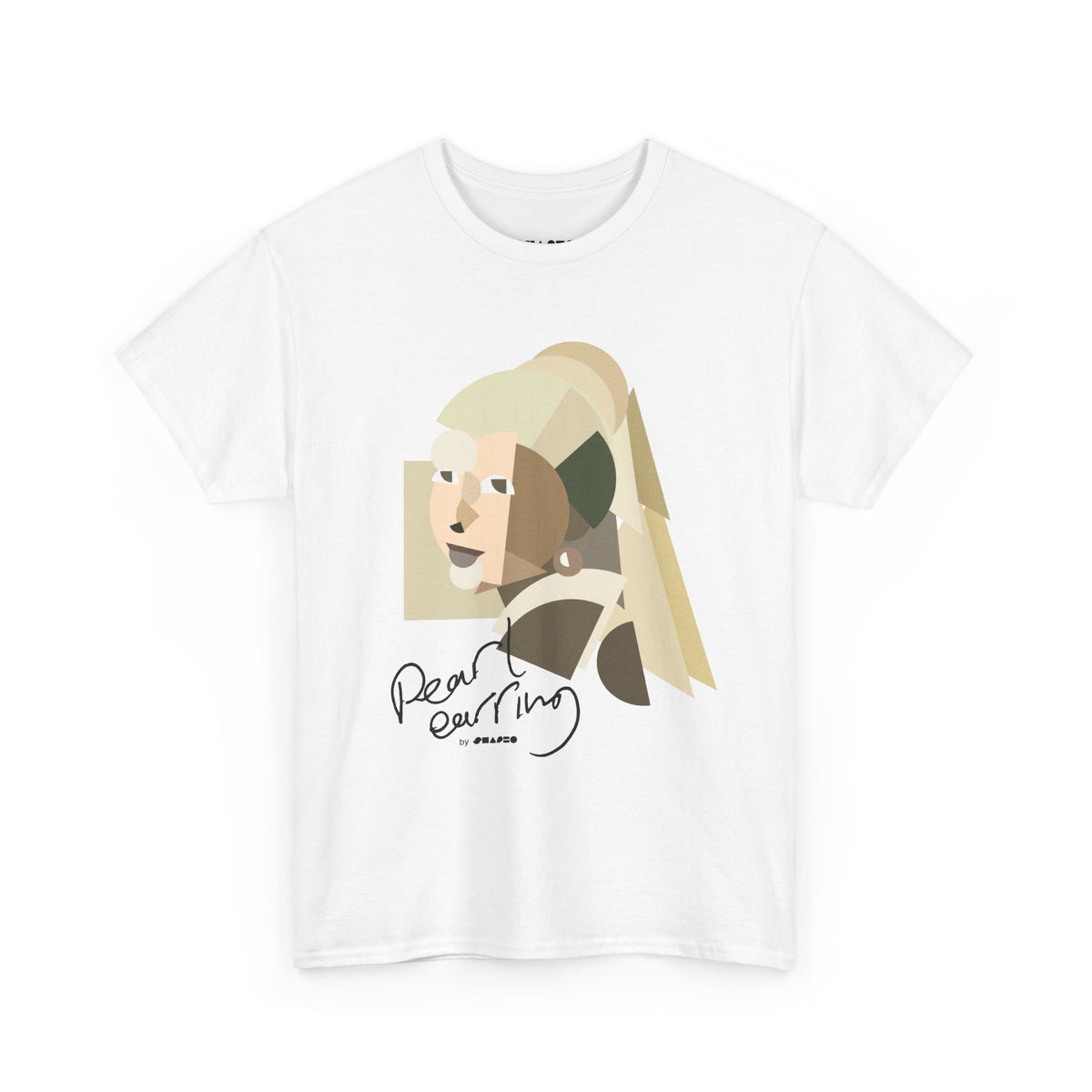 Pearl Earring by Shapeo Cotton Tee | Dune