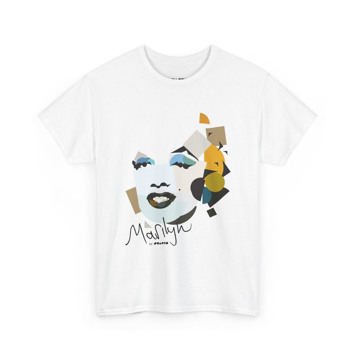 Marilyn Monroe by Shapeo Cotton Tee | Lagoon