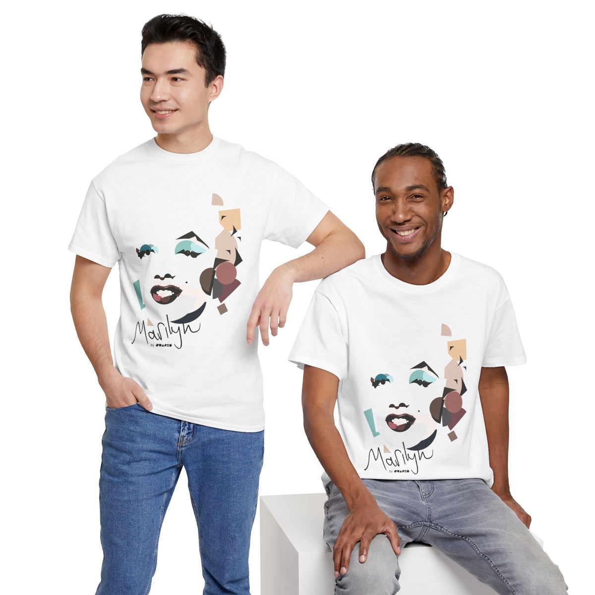 Marilyn Monroe by Shapeo Cotton Tee | Dawn