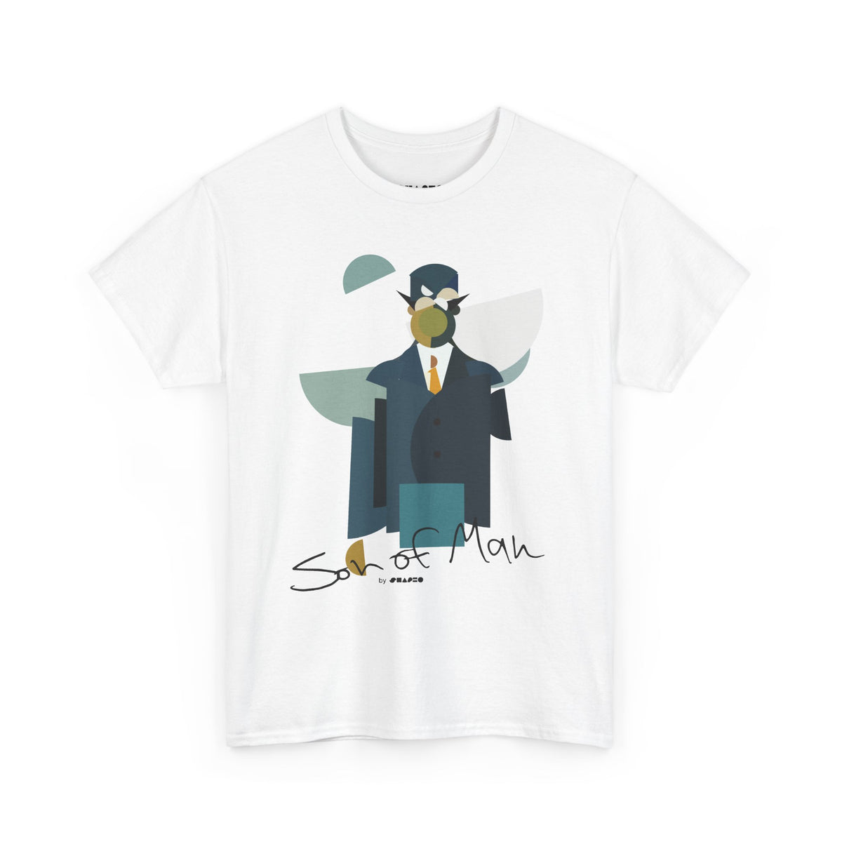 Son of Man by Shapeo Cotton Tee | Lagoon