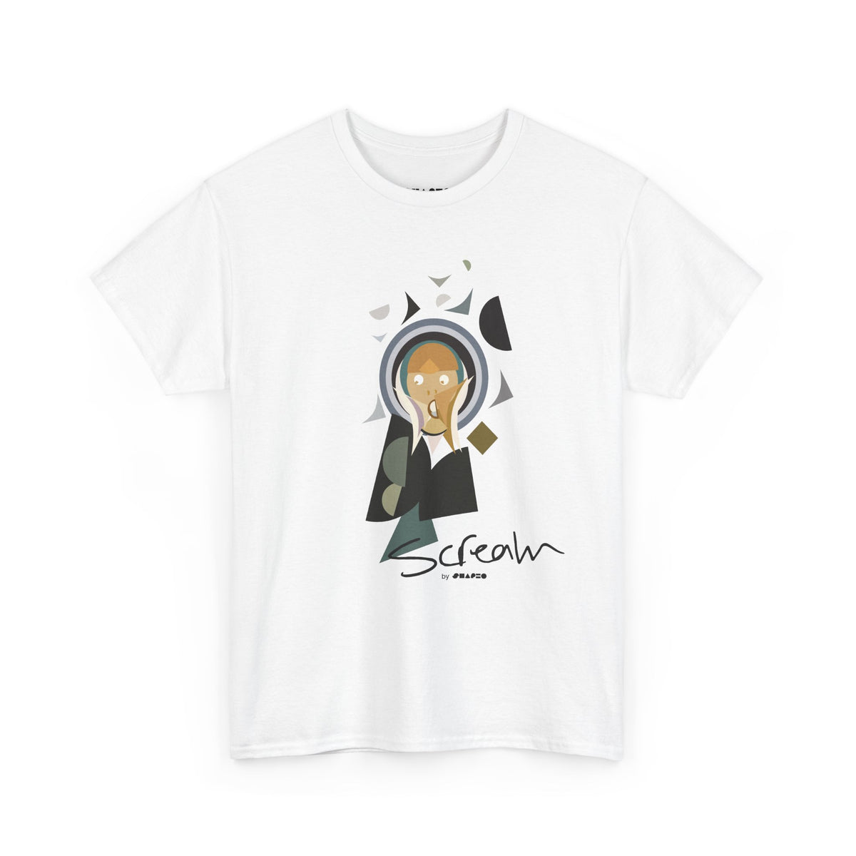 Scream by Shapeo Cotton Tee | Desert