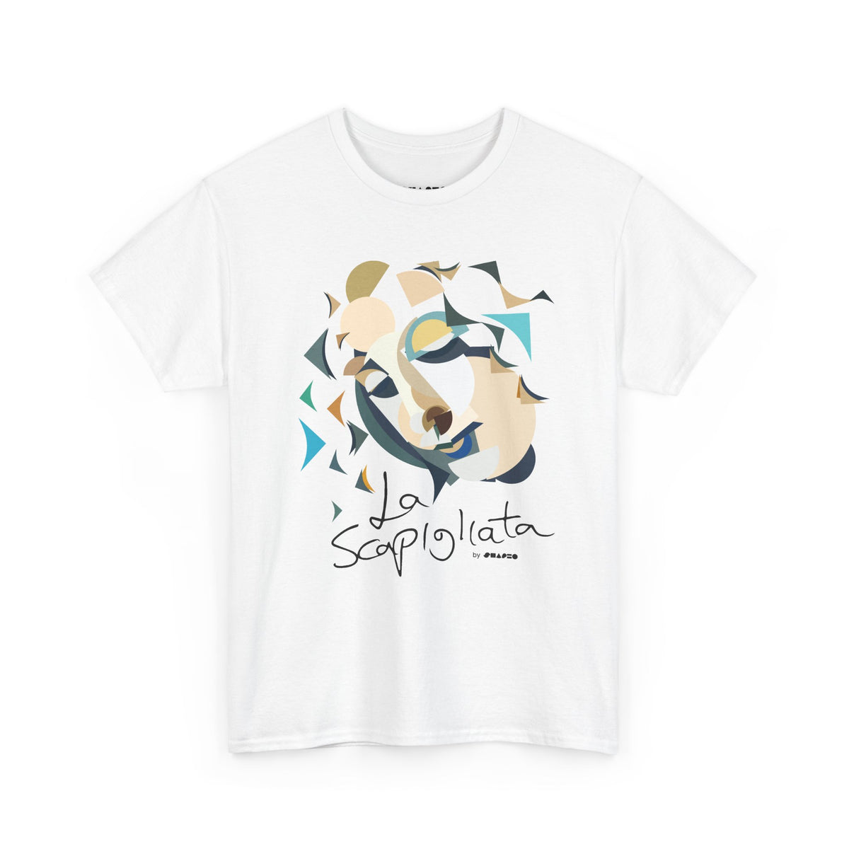 La Scapigliata by Shapeo Cotton Tee | Lagoon