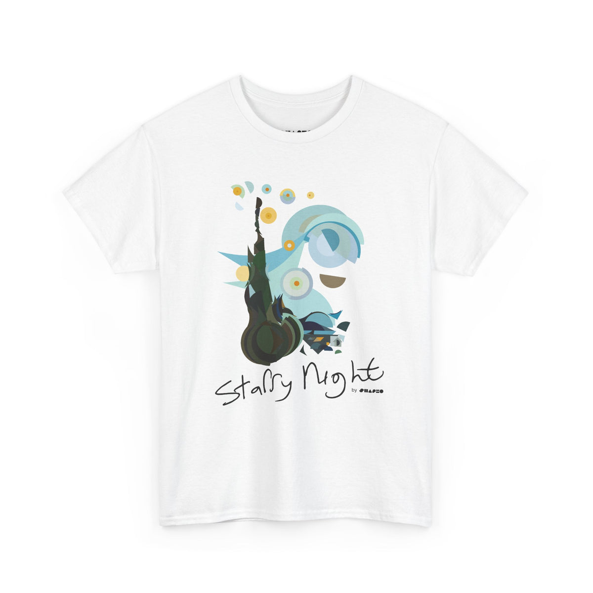 Starry Night by Shapeo Cotton Tee | Lagoon