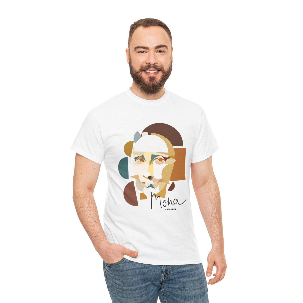 Mona Lisa by Shapeo Cotton Tee | Desert