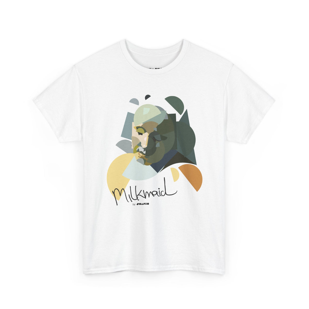 The Milkmaid by Shapeo Cotton Tee | Lagoon
