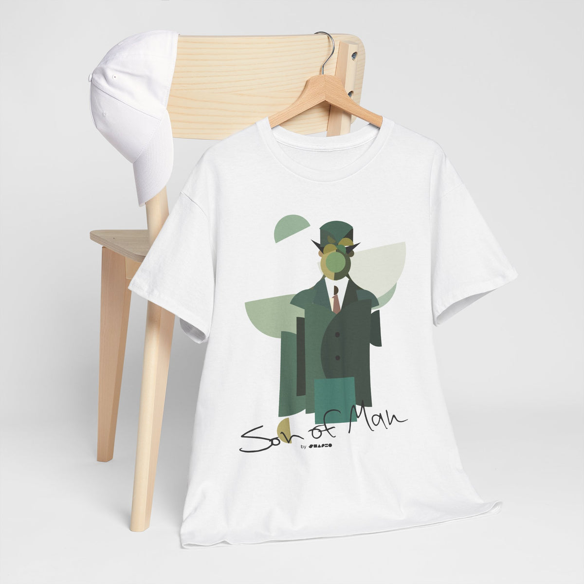 Son of Man by Shapeo Cotton Tee | Forest