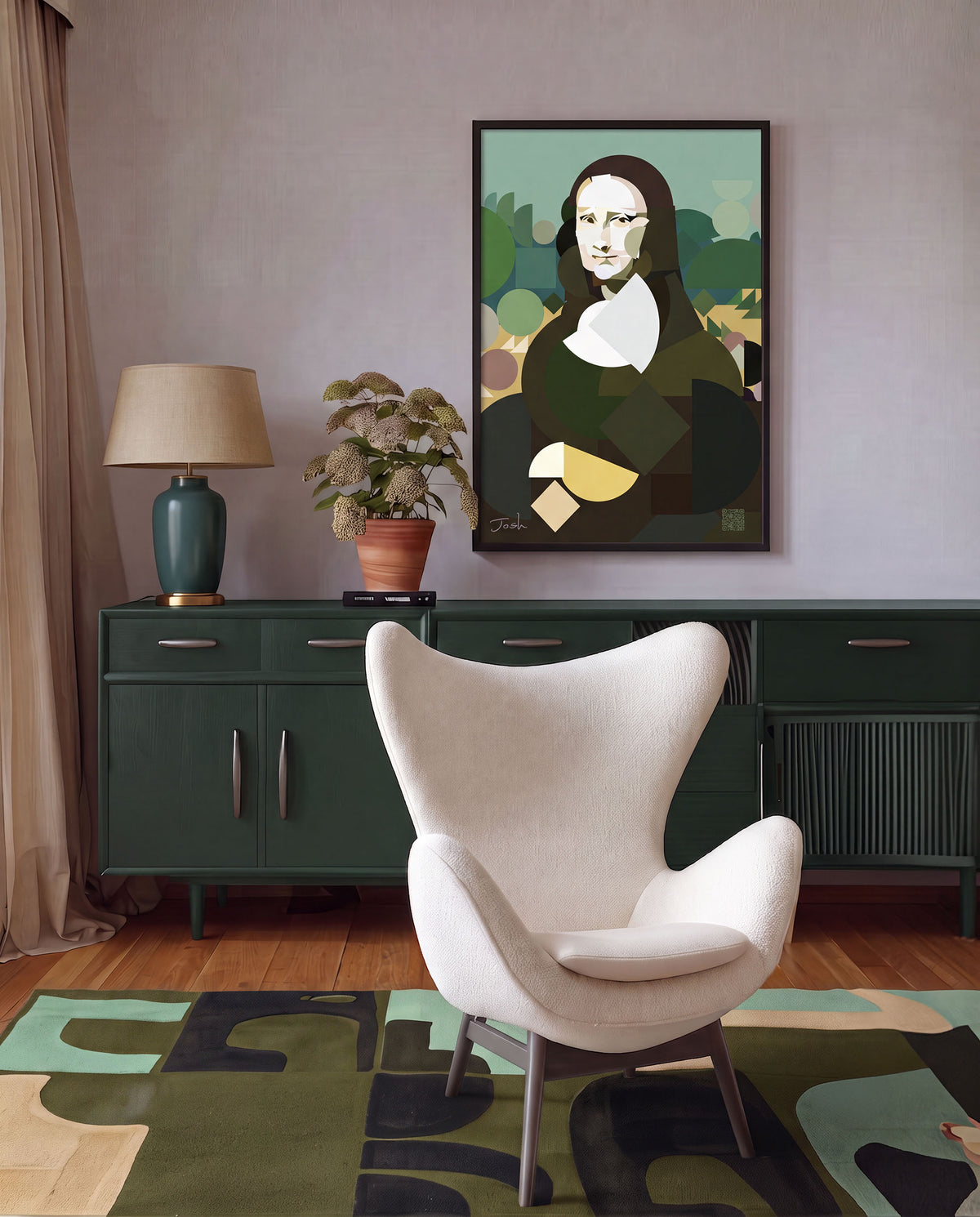 Mona Lisa by Shapeo | Forest