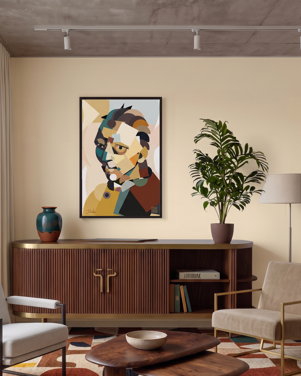Van Gogh without beard by Shapeo | Desert