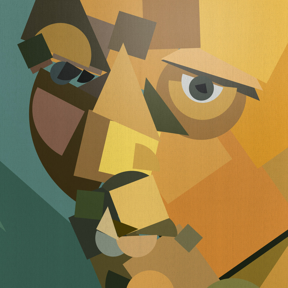 Van Gogh without beard by Shapeo | Original