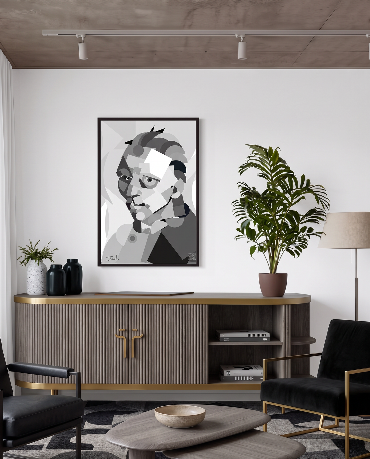 Van Gogh without beard by Shapeo | Rock