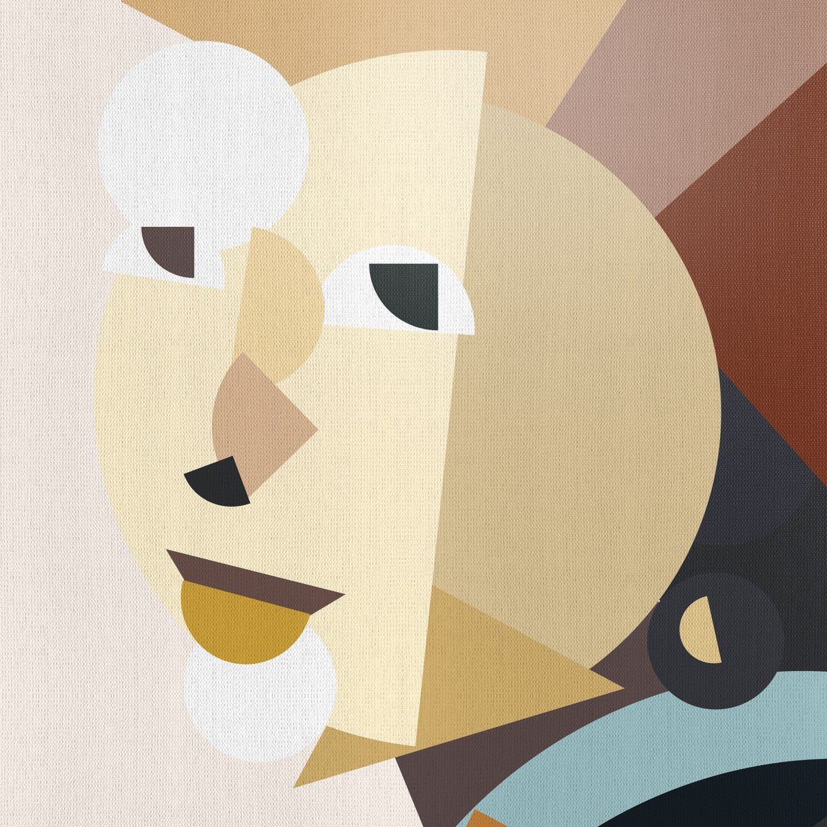 Girl with Pearl Earring by Shapeo | Desert