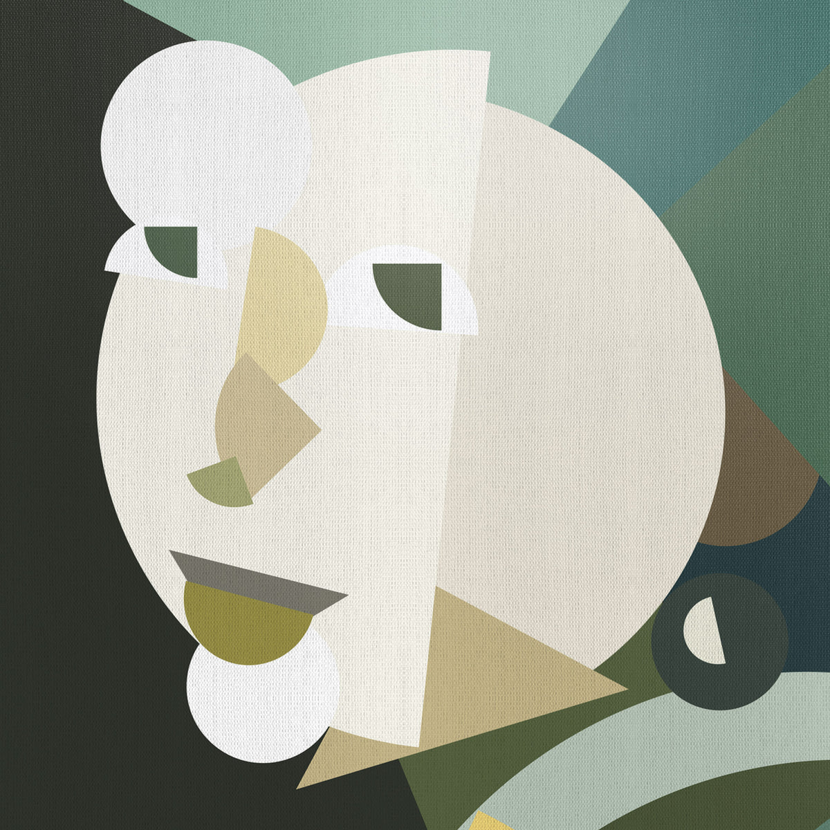 Girl with Pearl Earring by Shapeo | Forest