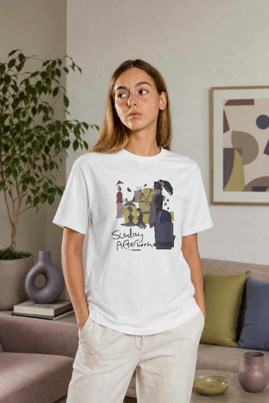 Sunday Afternoon by Shapeo Cotton Tee | Original
