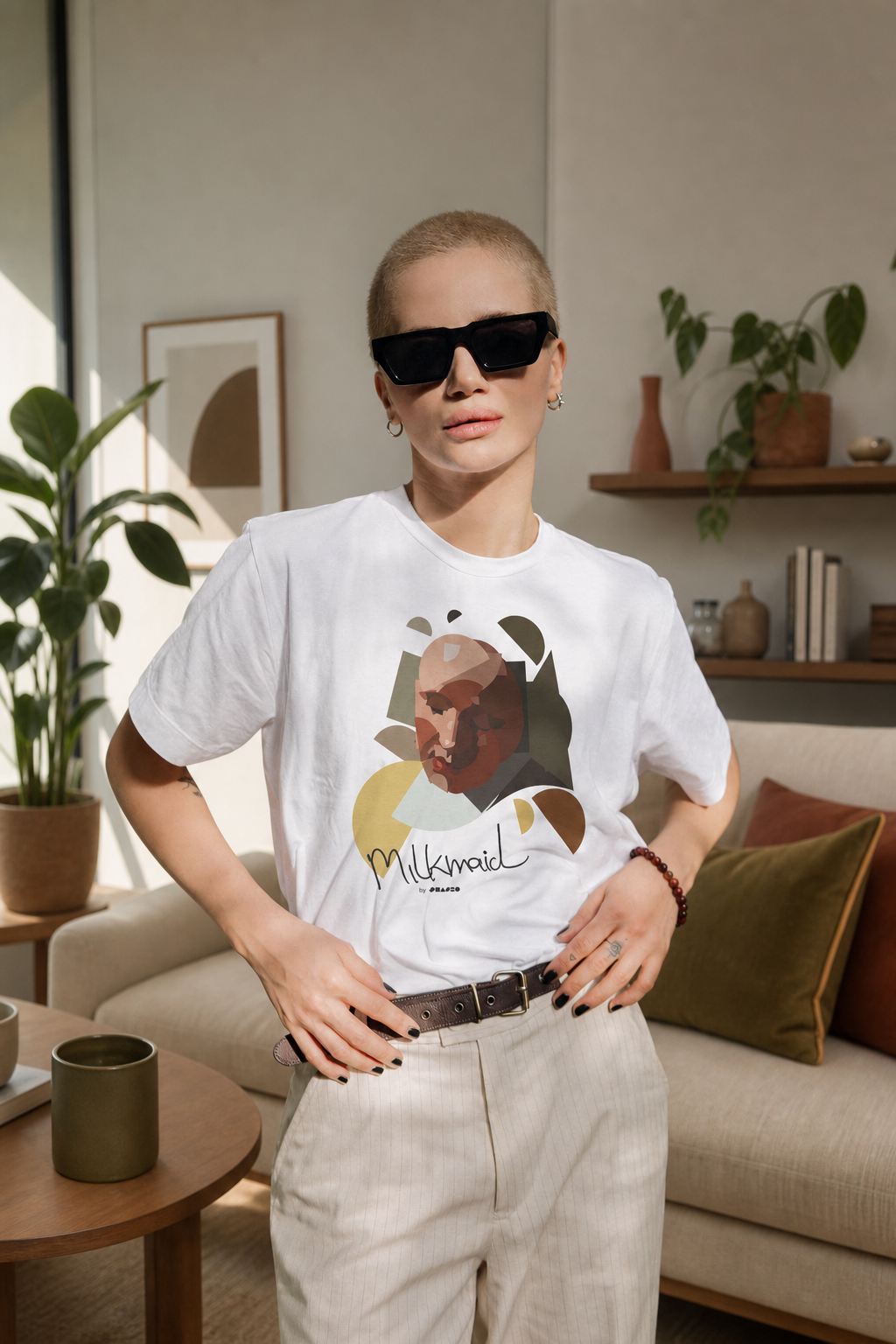 The Milkmaid by Shapeo Cotton Tee | Original