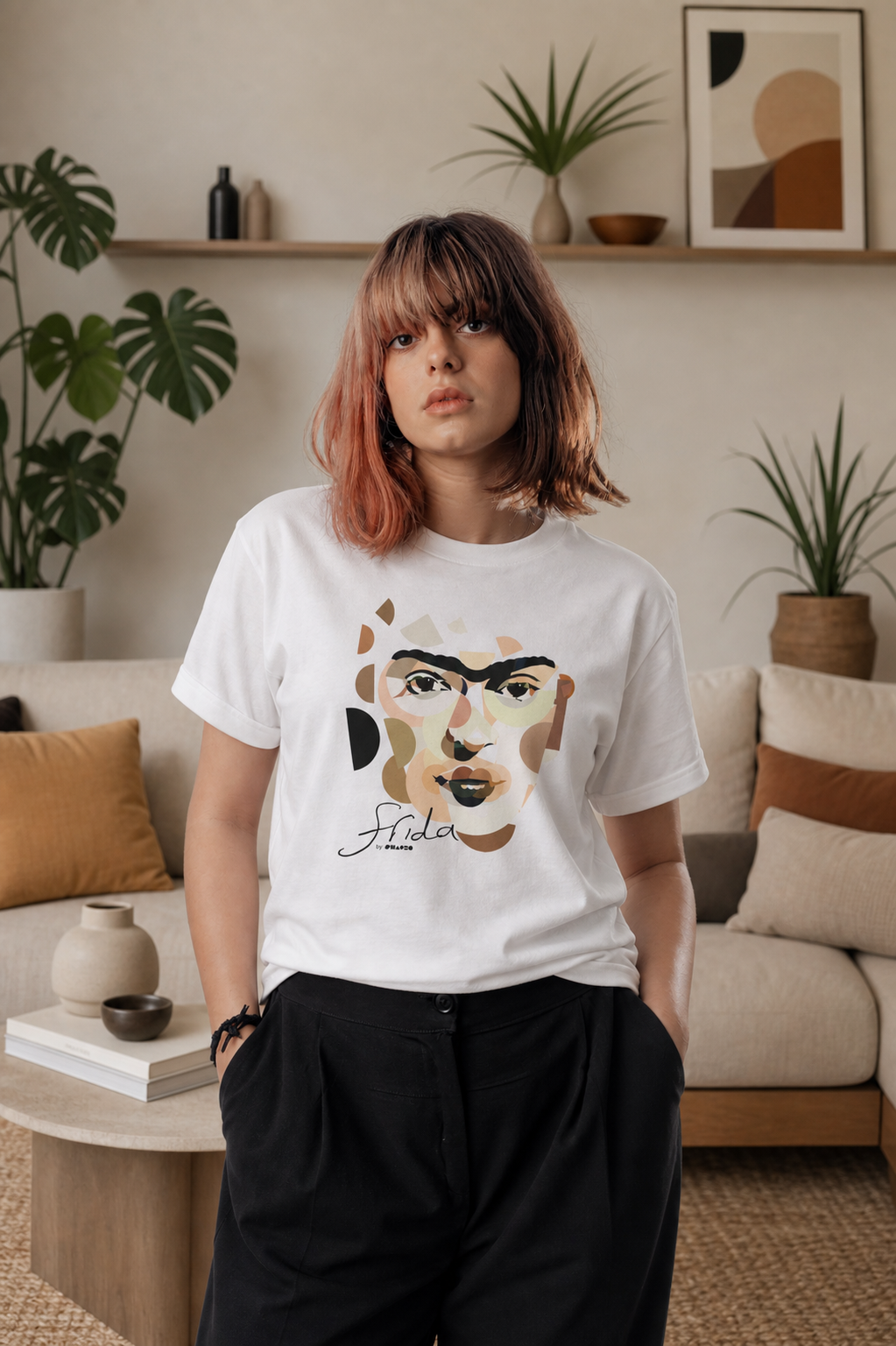 Frida by Shapeo Cotton Tee | Dune