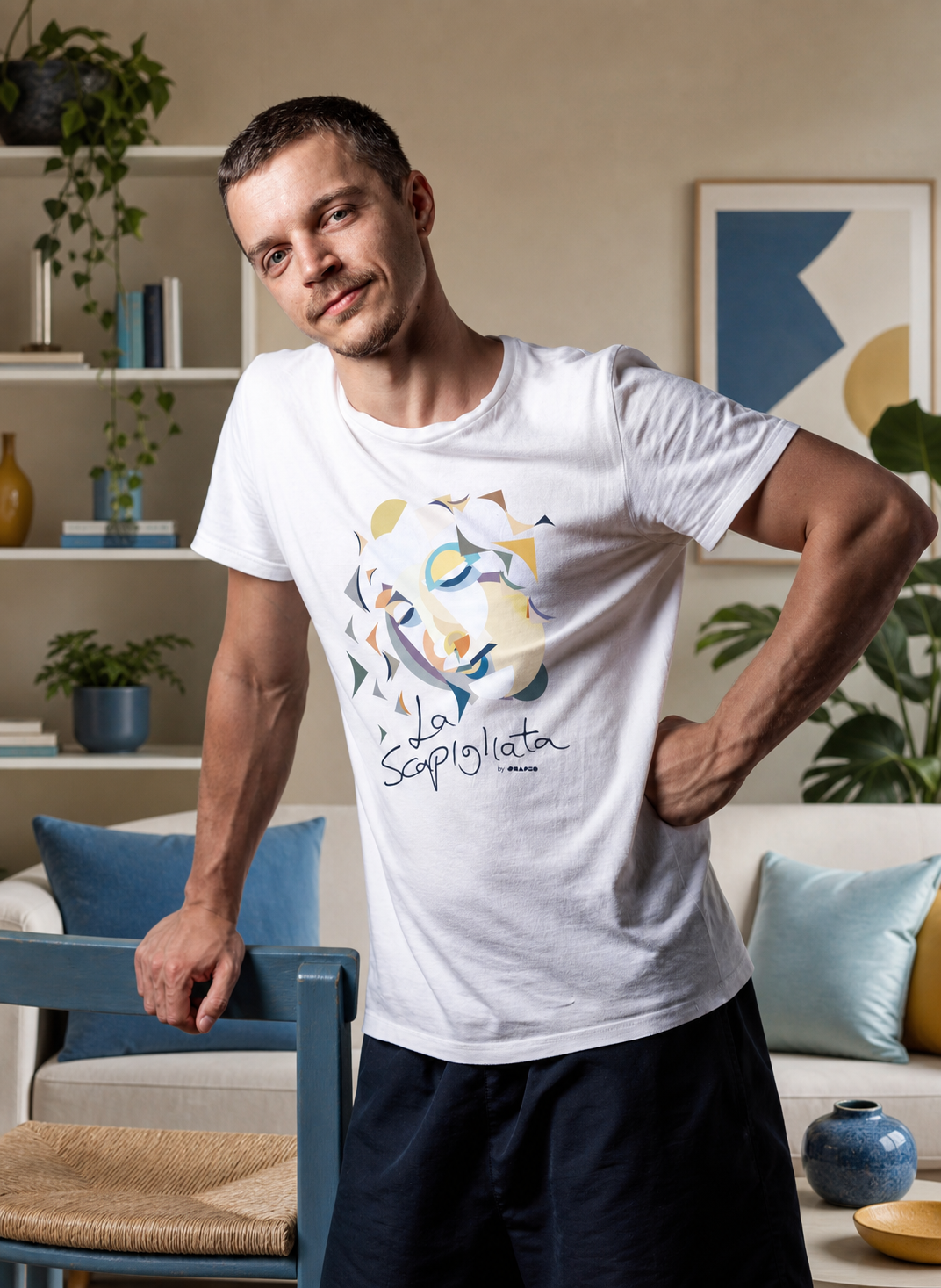 La Scapigliata by Shapeo Cotton Tee | Autumn