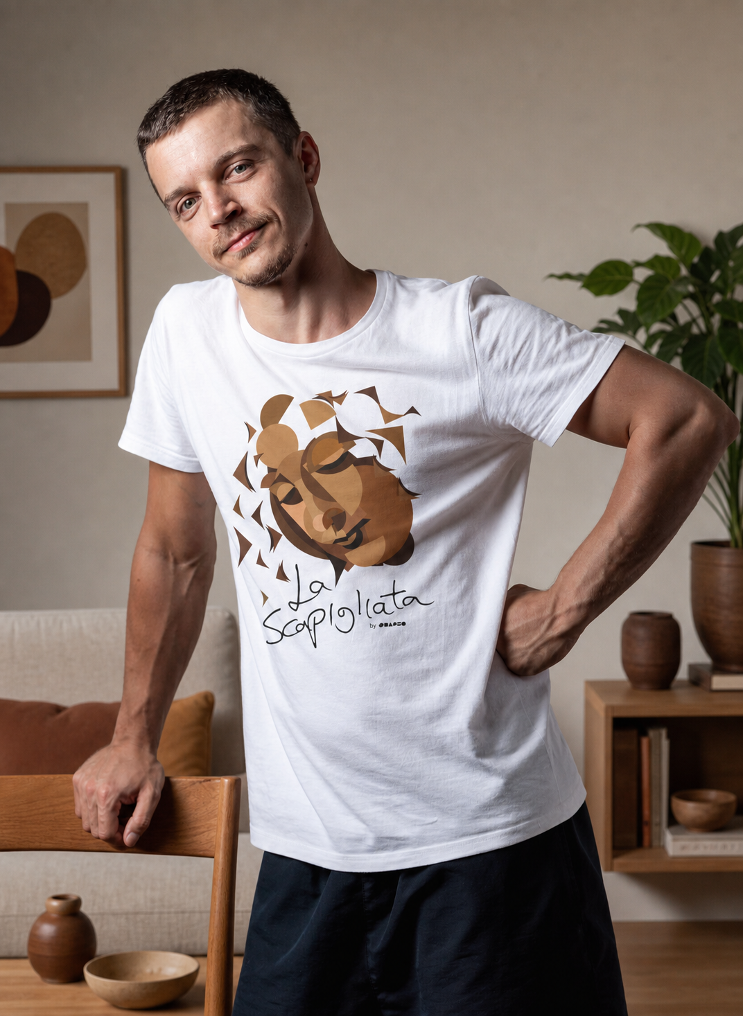 La Scapigliata by Shapeo Cotton Tee | Original