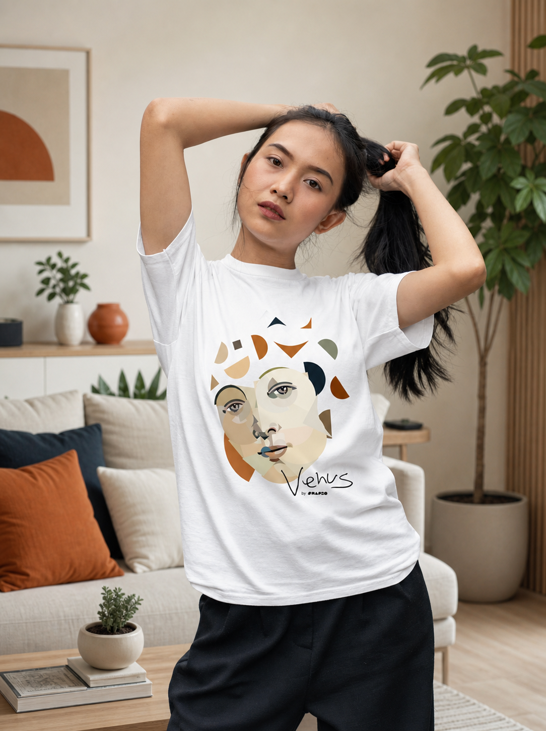Venus by Shapeo Cotton Tee | Desert