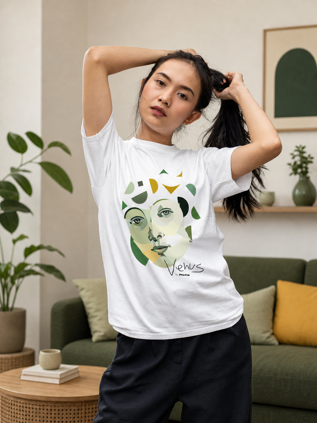 Venus by Shapeo Cotton Tee | Forest