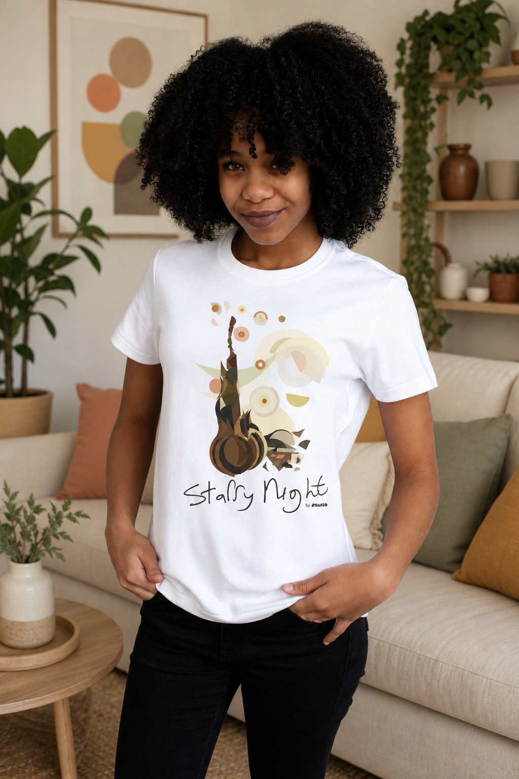 Starry Night by Shapeo Cotton Tee | Dune
