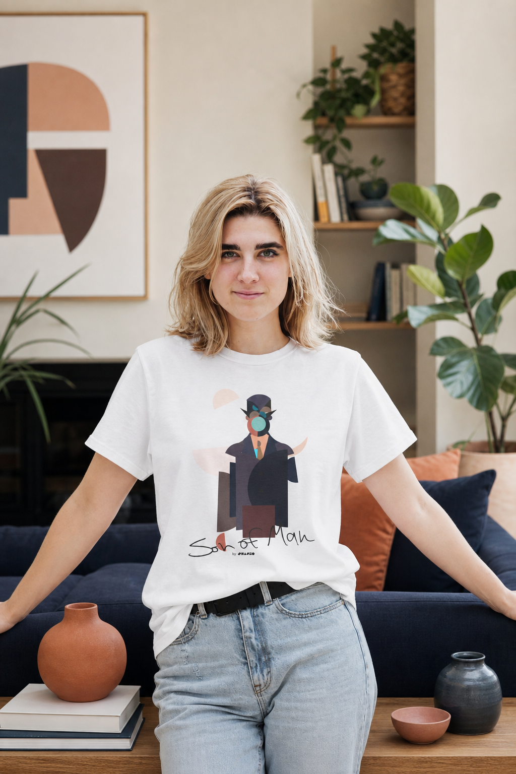 Son of Man by Shapeo Cotton Tee | Dawn