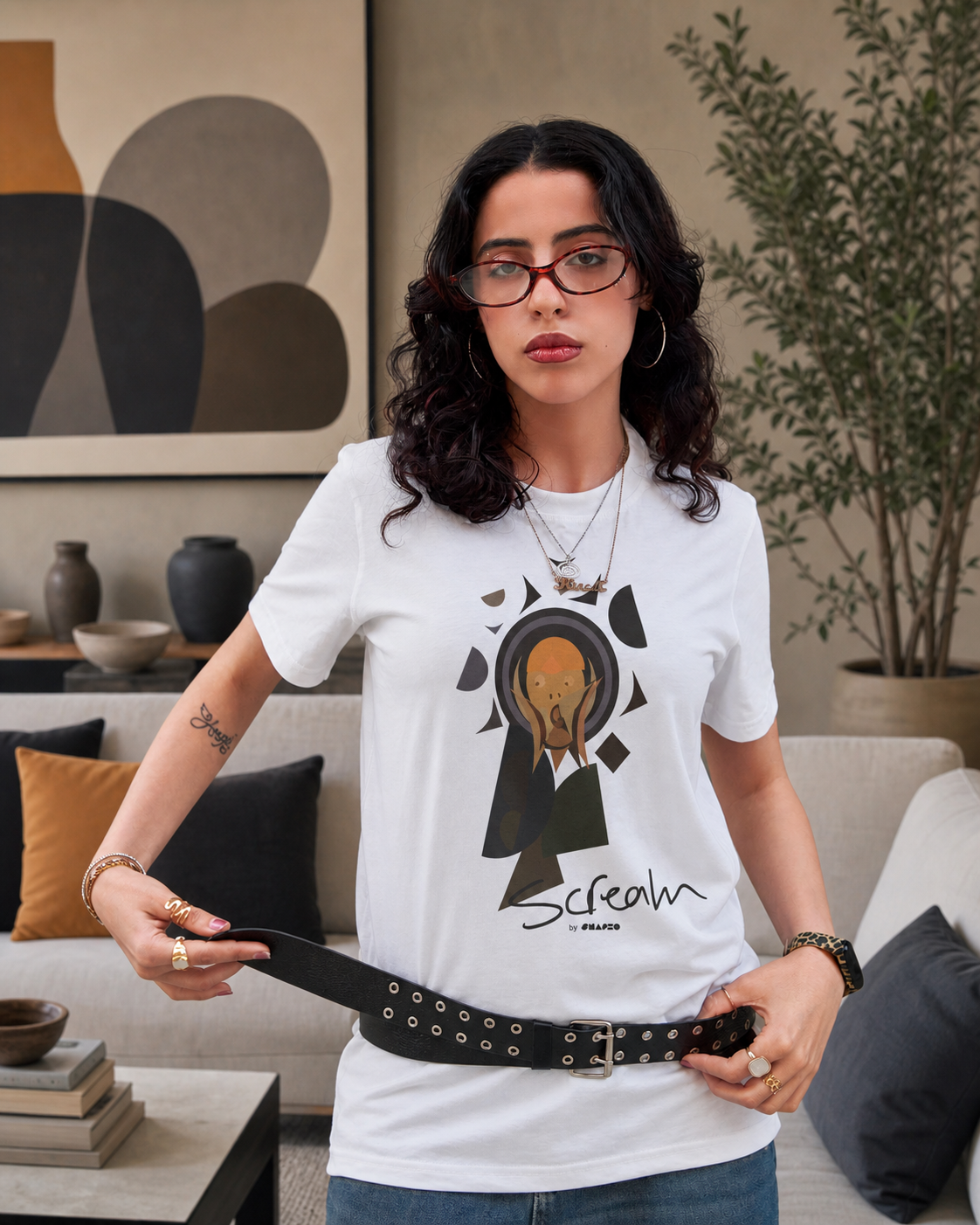 Scream by Shapeo Cotton Tee | Original