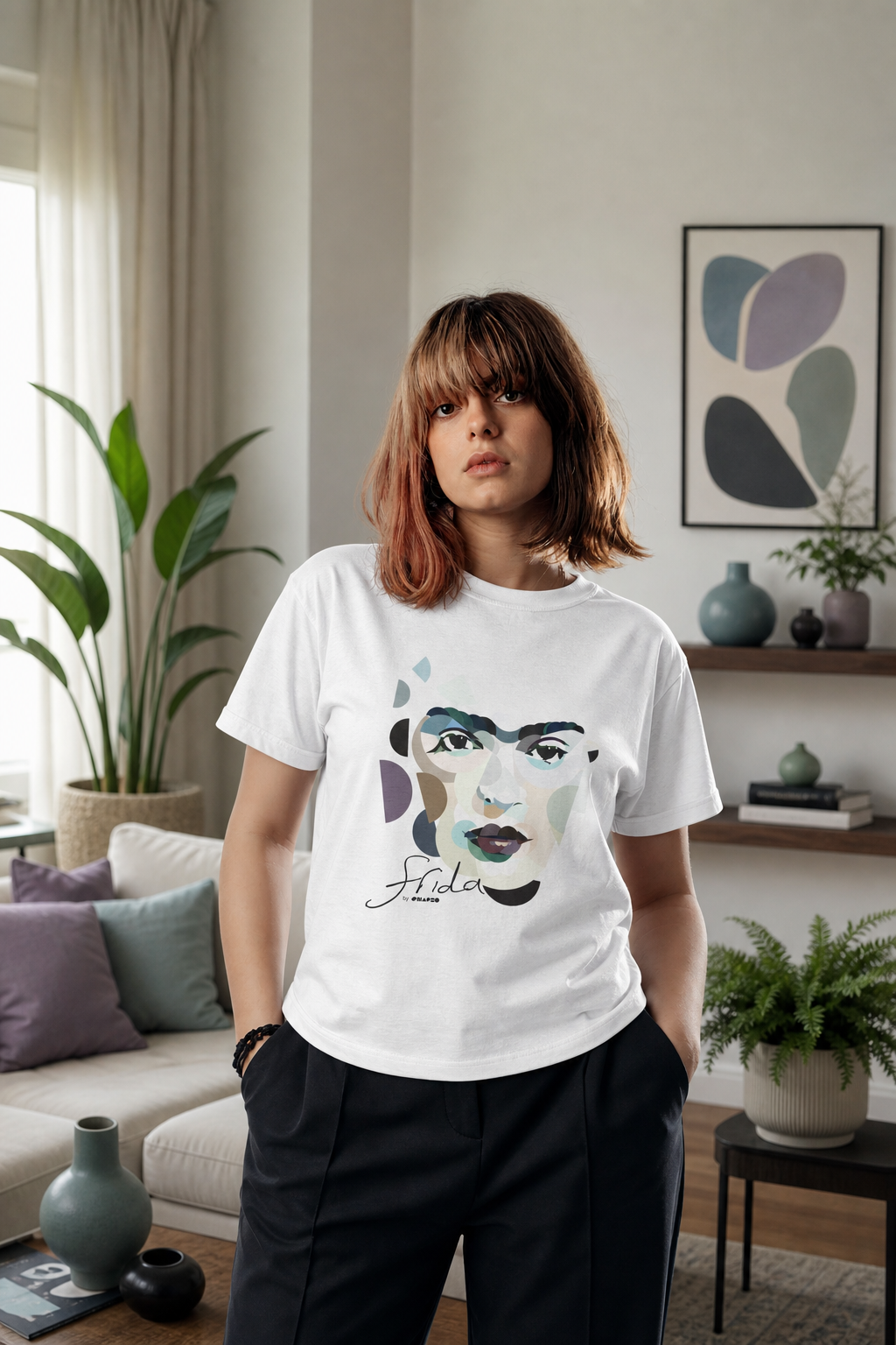 Frida by Shapeo Cotton Tee | Twilight