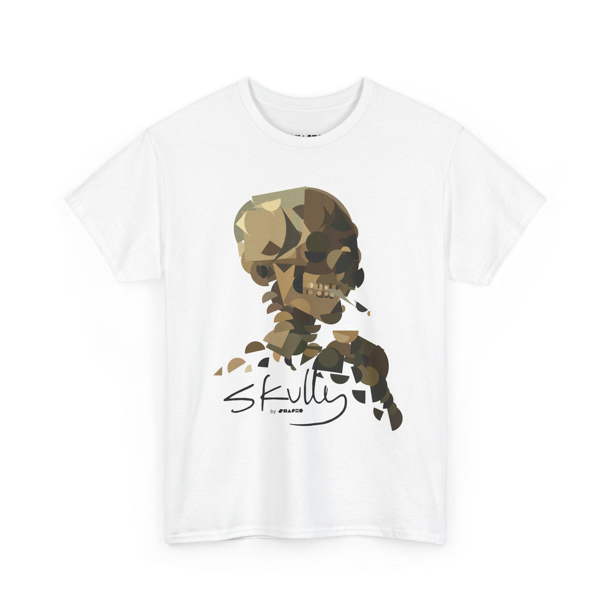 Smoking Skull by Shapeo Cotton Tee | Original