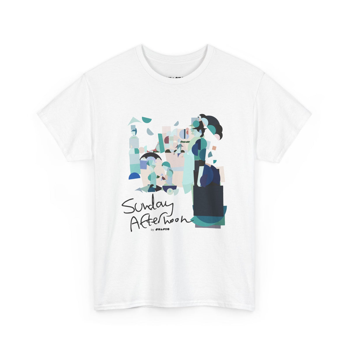 Sunday Afternoon by Shapeo Cotton Tee | Dawn