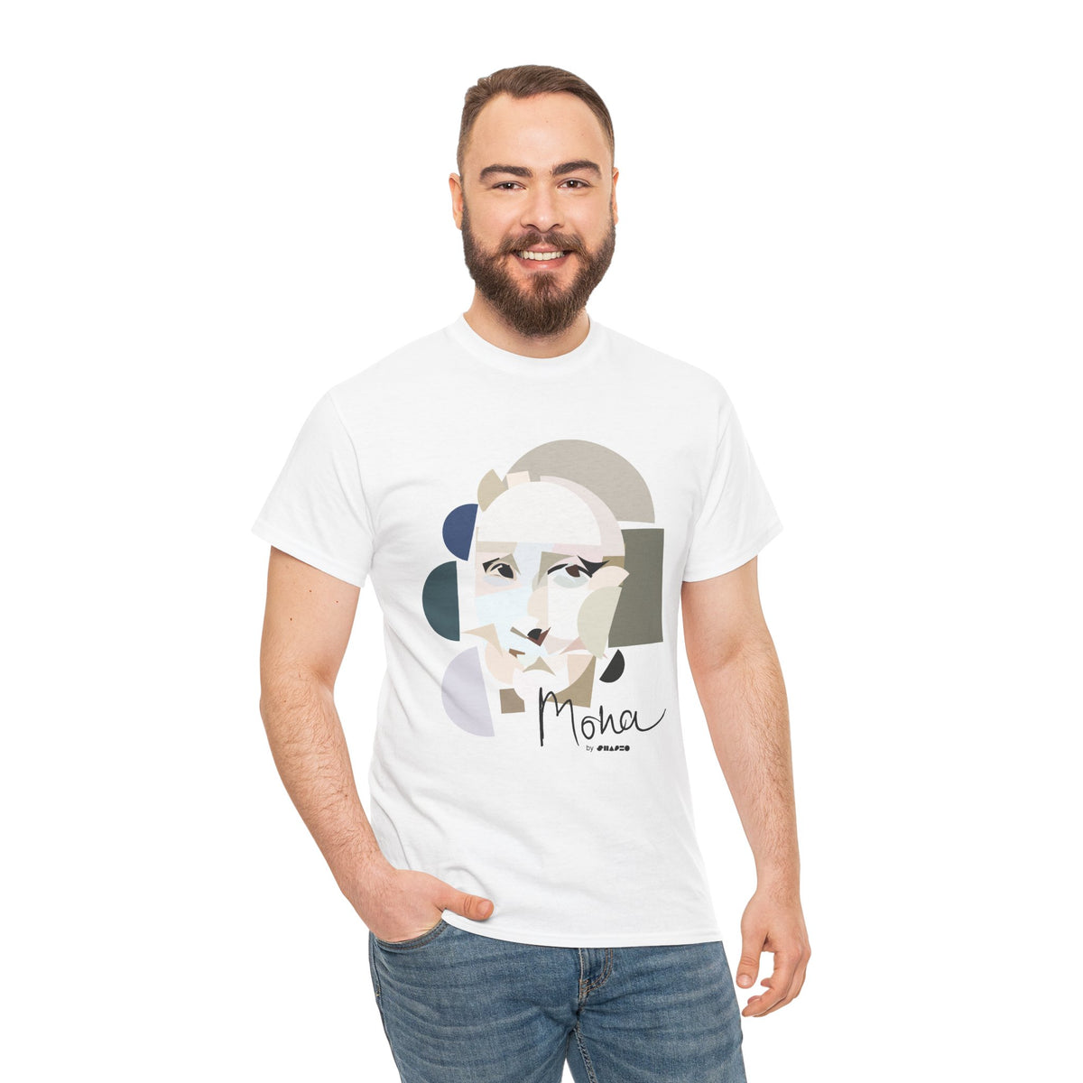 Mona Lisa by Shapeo Cotton Tee | Twilight