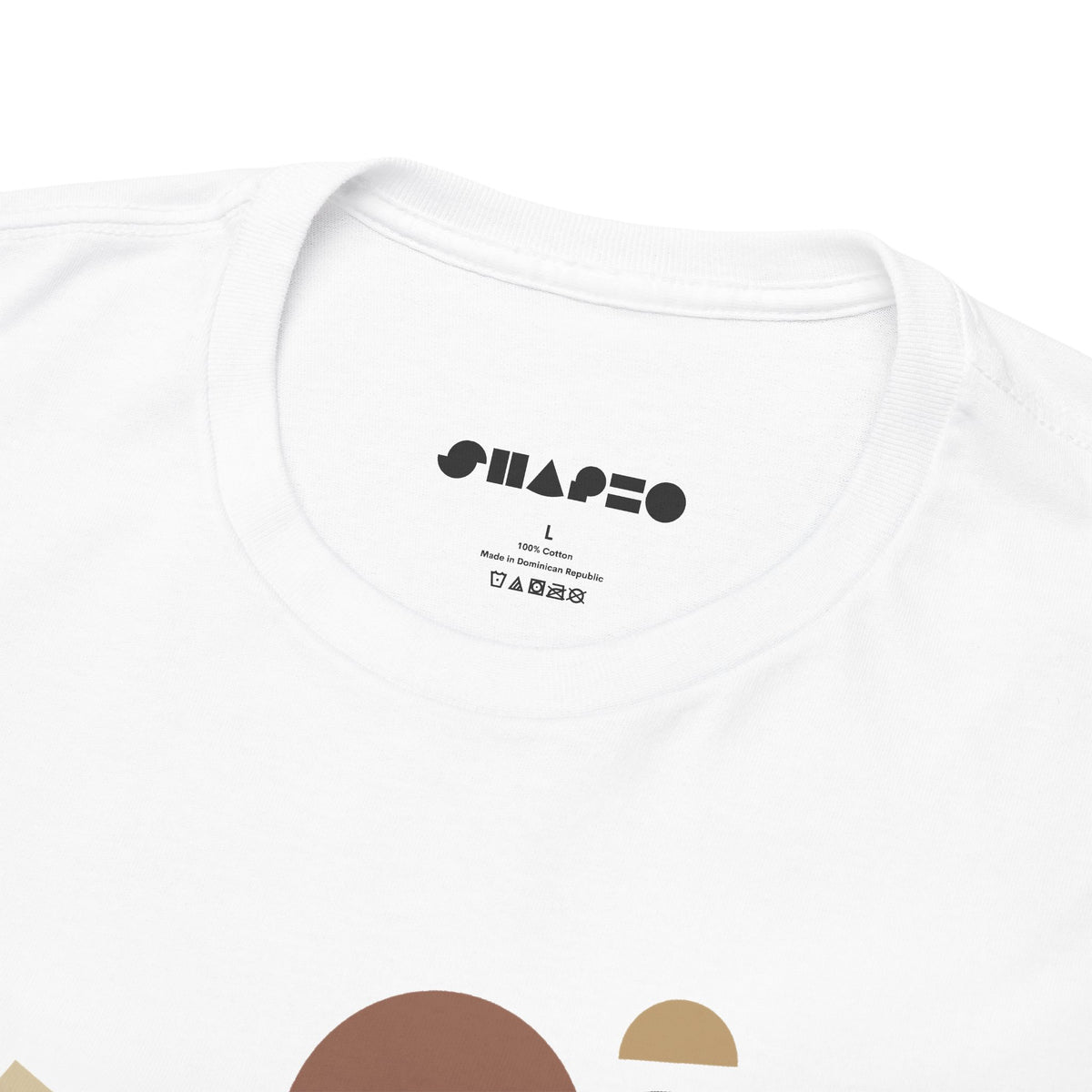 Vincent with no beard by Shapeo Cotton Tee | Dune