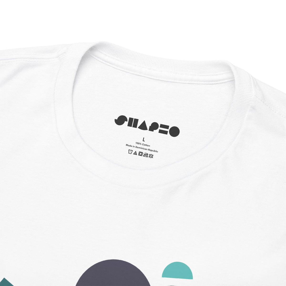Vincent with no beard by Shapeo Cotton Tee | Dawn