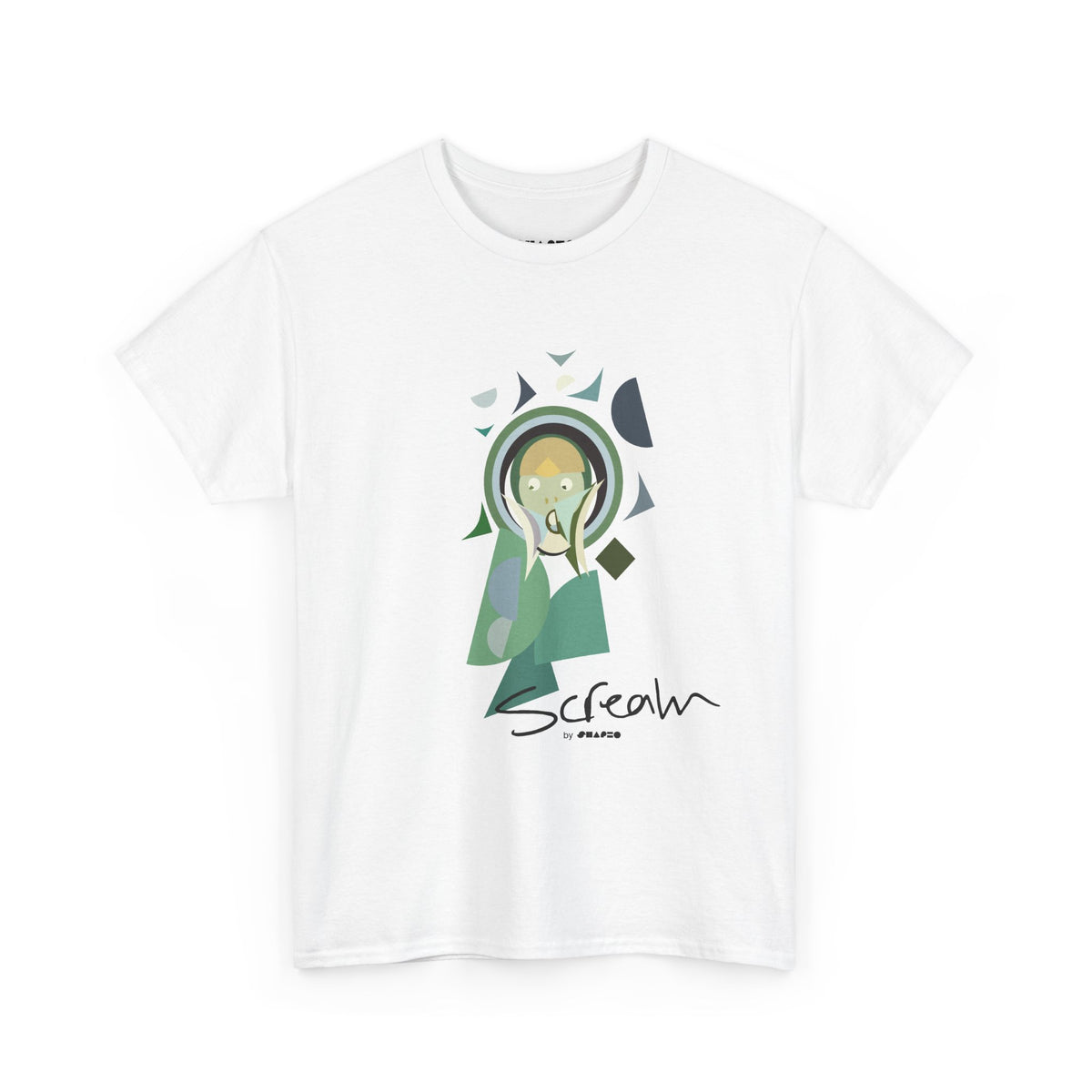 Scream by Shapeo Cotton Tee | Forest