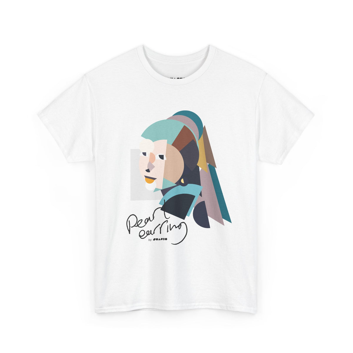 Pearl Earring by Shapeo Cotton Tee | Dawn