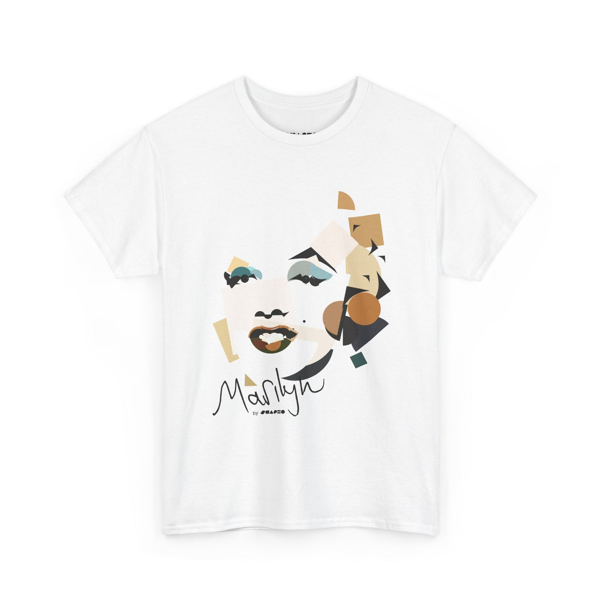 Marilyn Monroe by Shapeo Cotton Tee | Desert