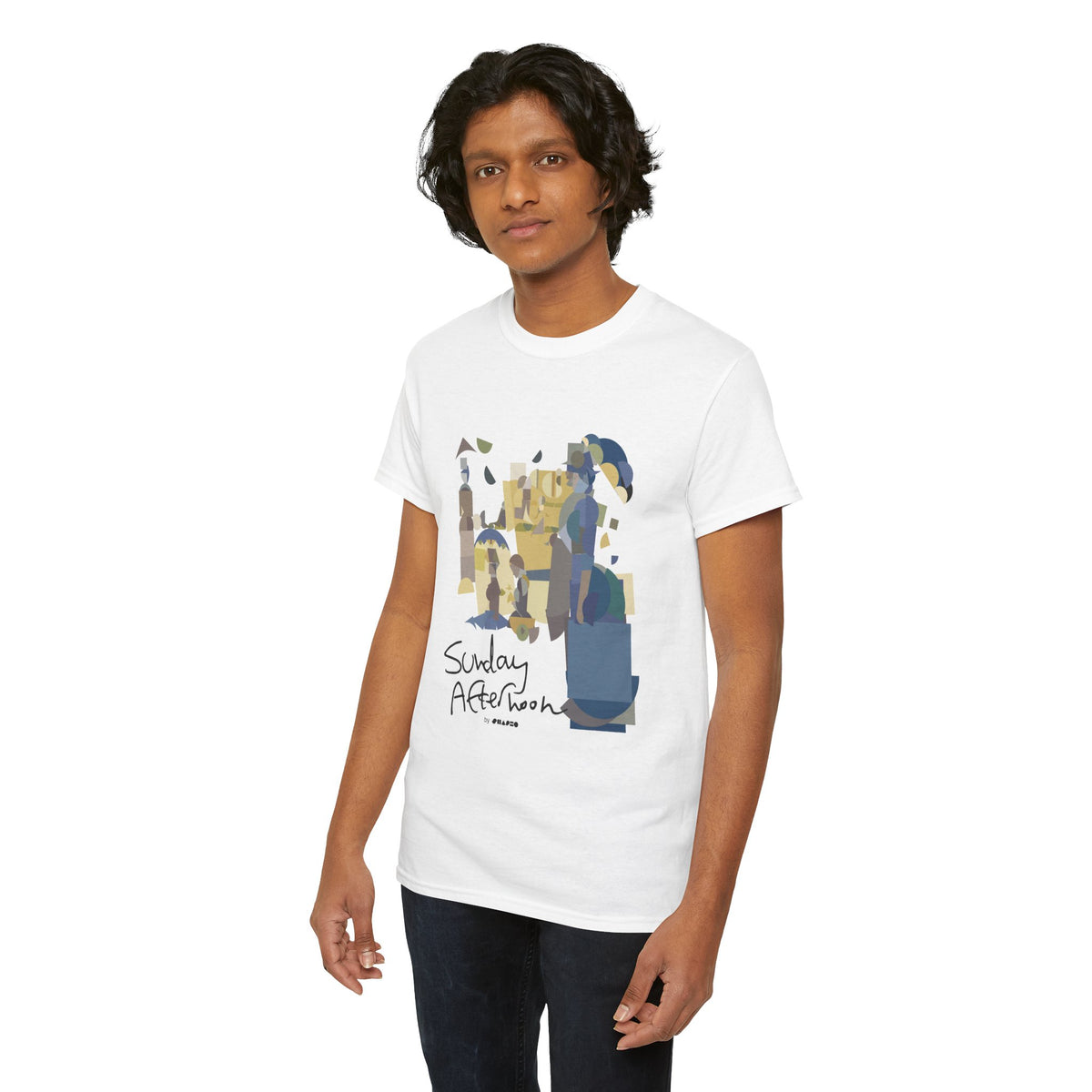 Sunday Afternoon by Shapeo Cotton Tee | Autumn