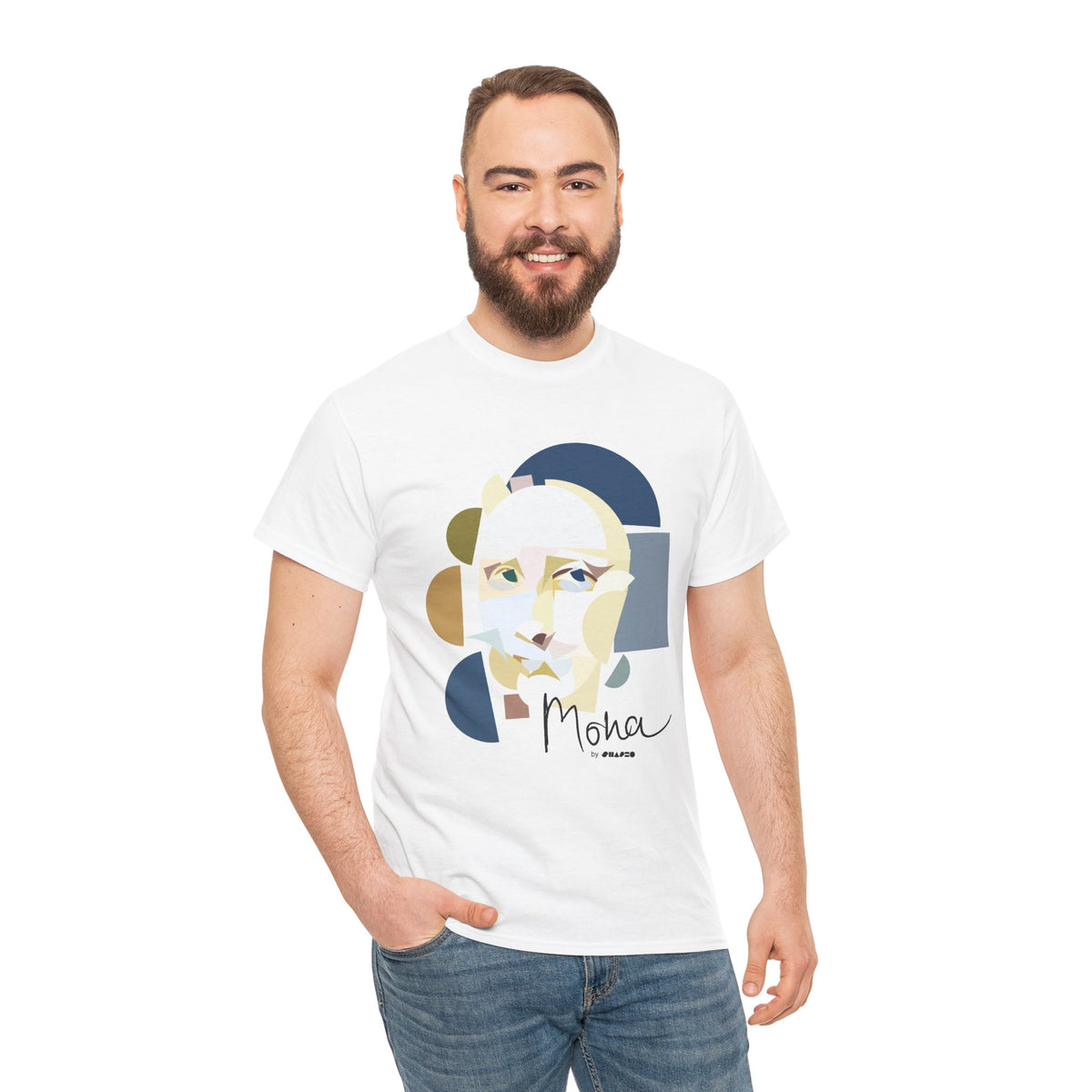 Mona Lisa by Shapeo Cotton Tee | Autumn