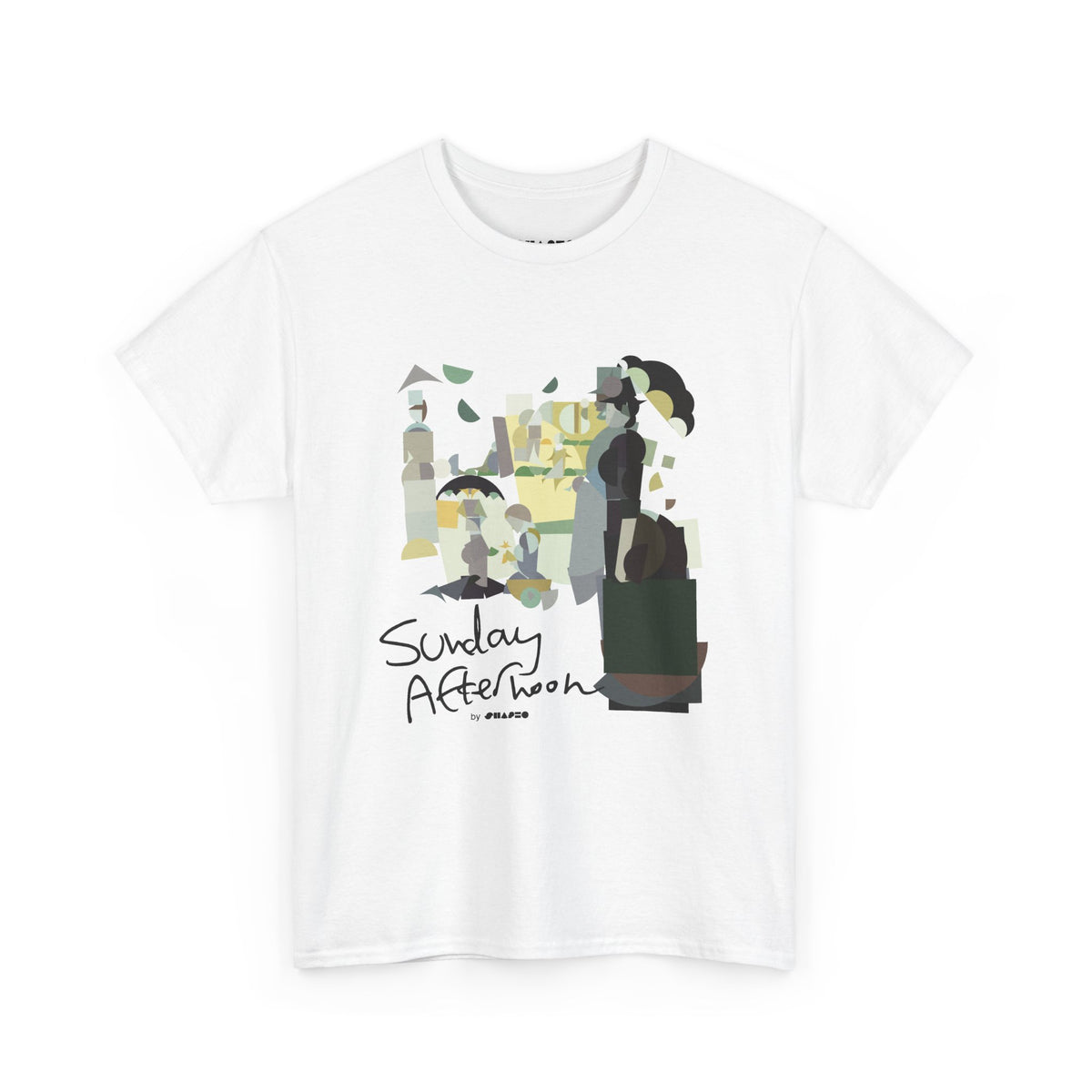 Sunday Afternoon by Shapeo Cotton Tee | Forest