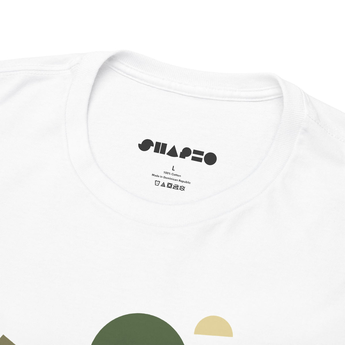 Vincent with no beard by Shapeo Cotton Tee | Forest