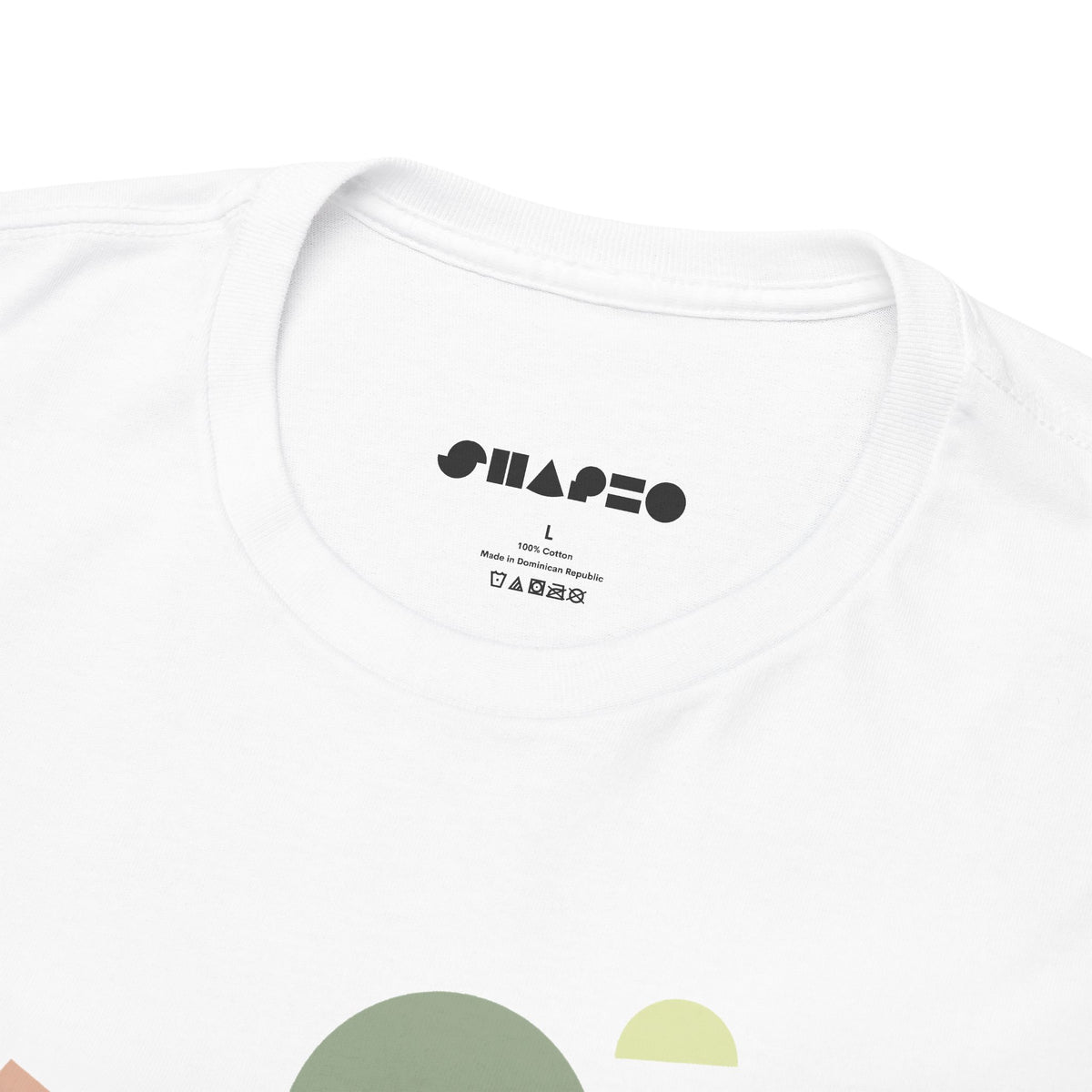 Vincent with no beard by Shapeo Cotton Tee | Tropic