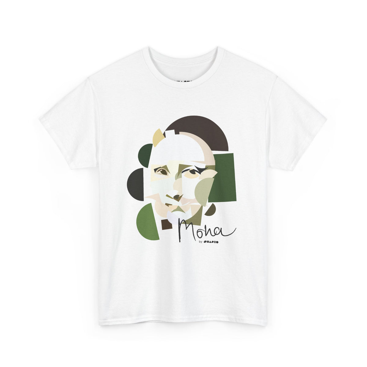 Mona Lisa by Shapeo Cotton Tee | Forest